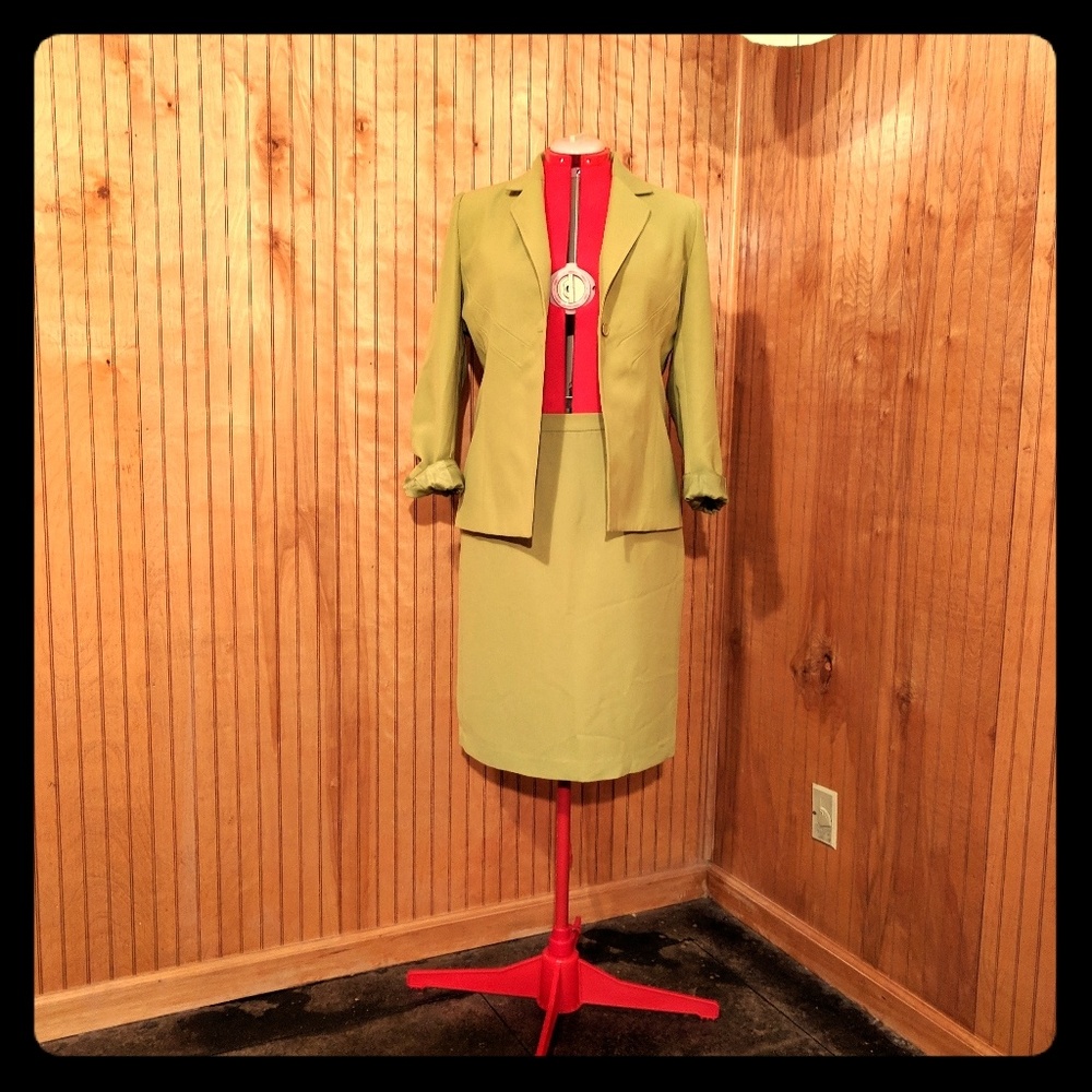 Two piece skirt suit